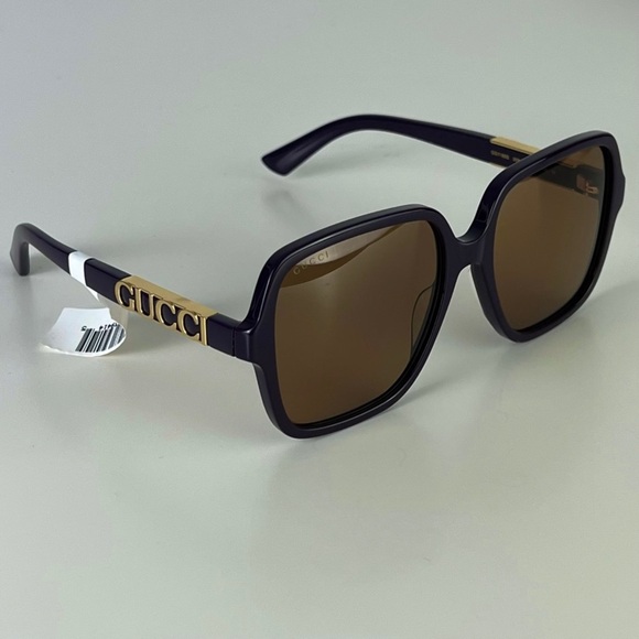 NEW GUCCI AUTHENTIC DESIGNER SQUARE SUNGLASSES - Picture 5 of 10